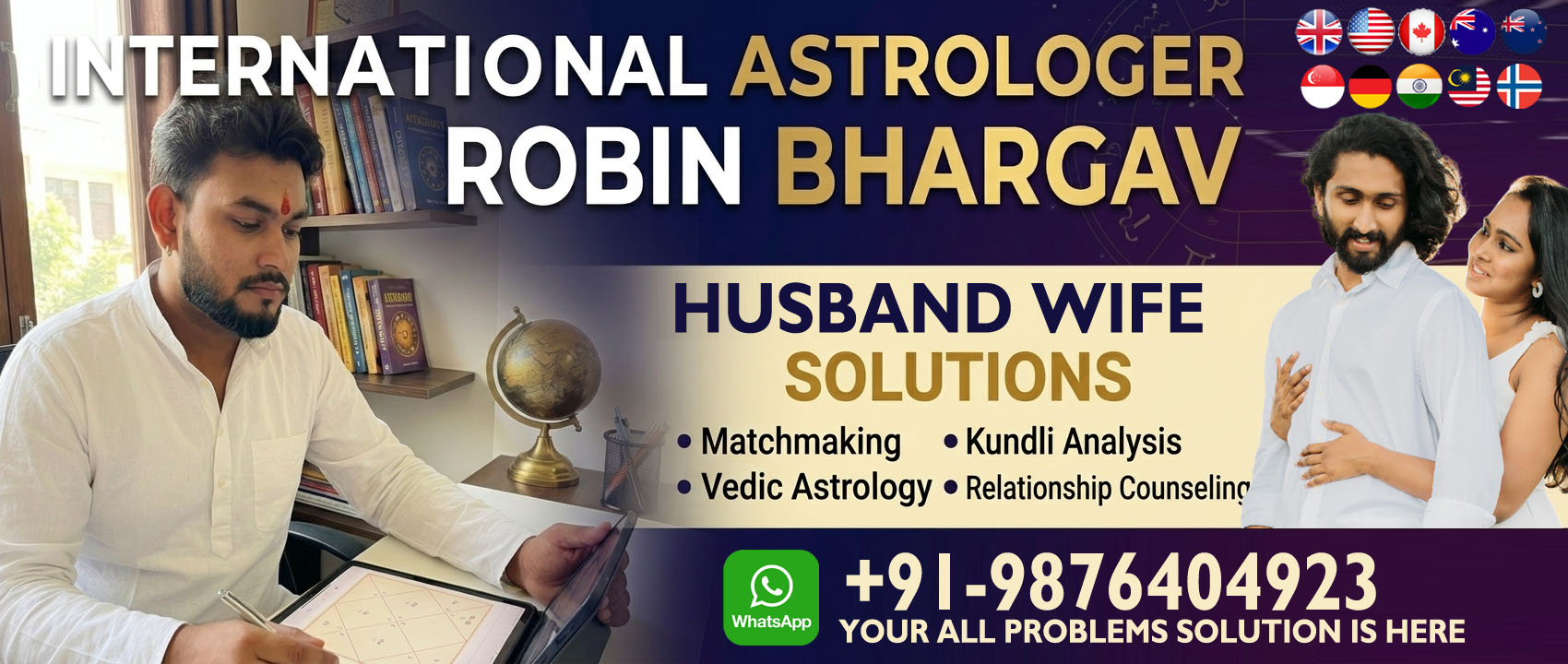 Internatinal Astrologer Robin Bhargav
